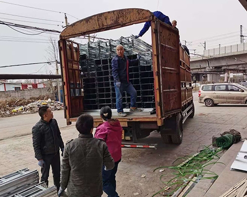 鍍鋅大跨距橋架發(fā)往呂梁市中陽(yáng)縣